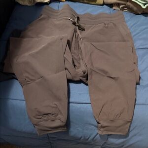 CRZ YOGA Men's Dark Brown Jogger Sweatpants